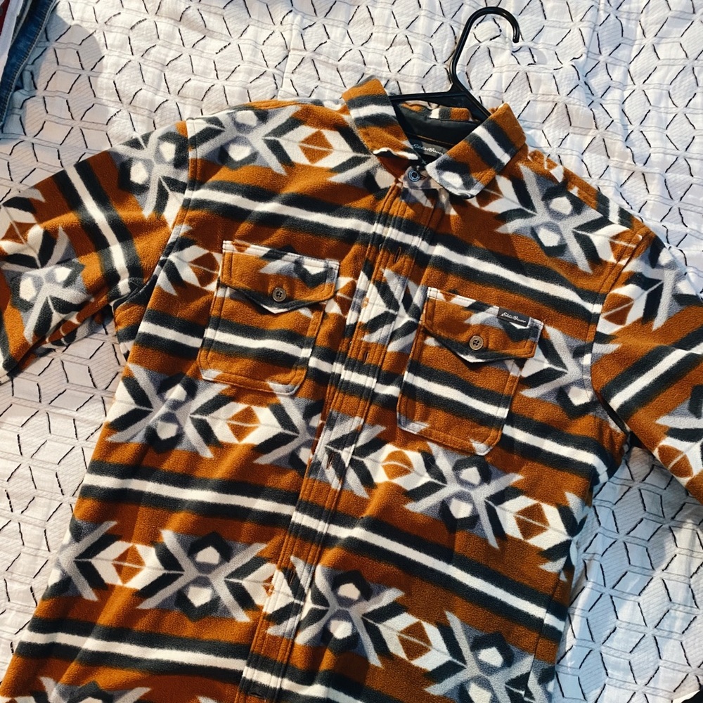Mens fuzzy flannel